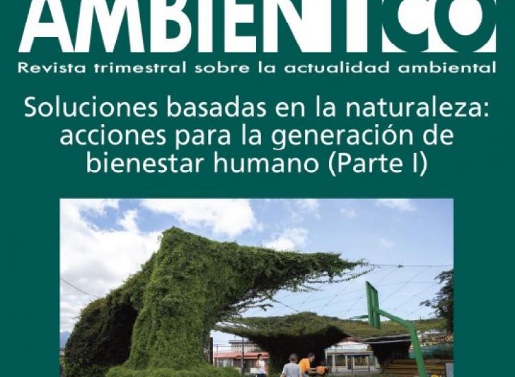 Portada de la revista con imagen de Jardín Colgante en parque público