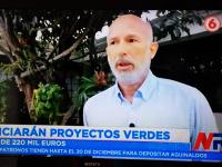Director del proyecto, Claus Kruse en la nota para noticias repretel