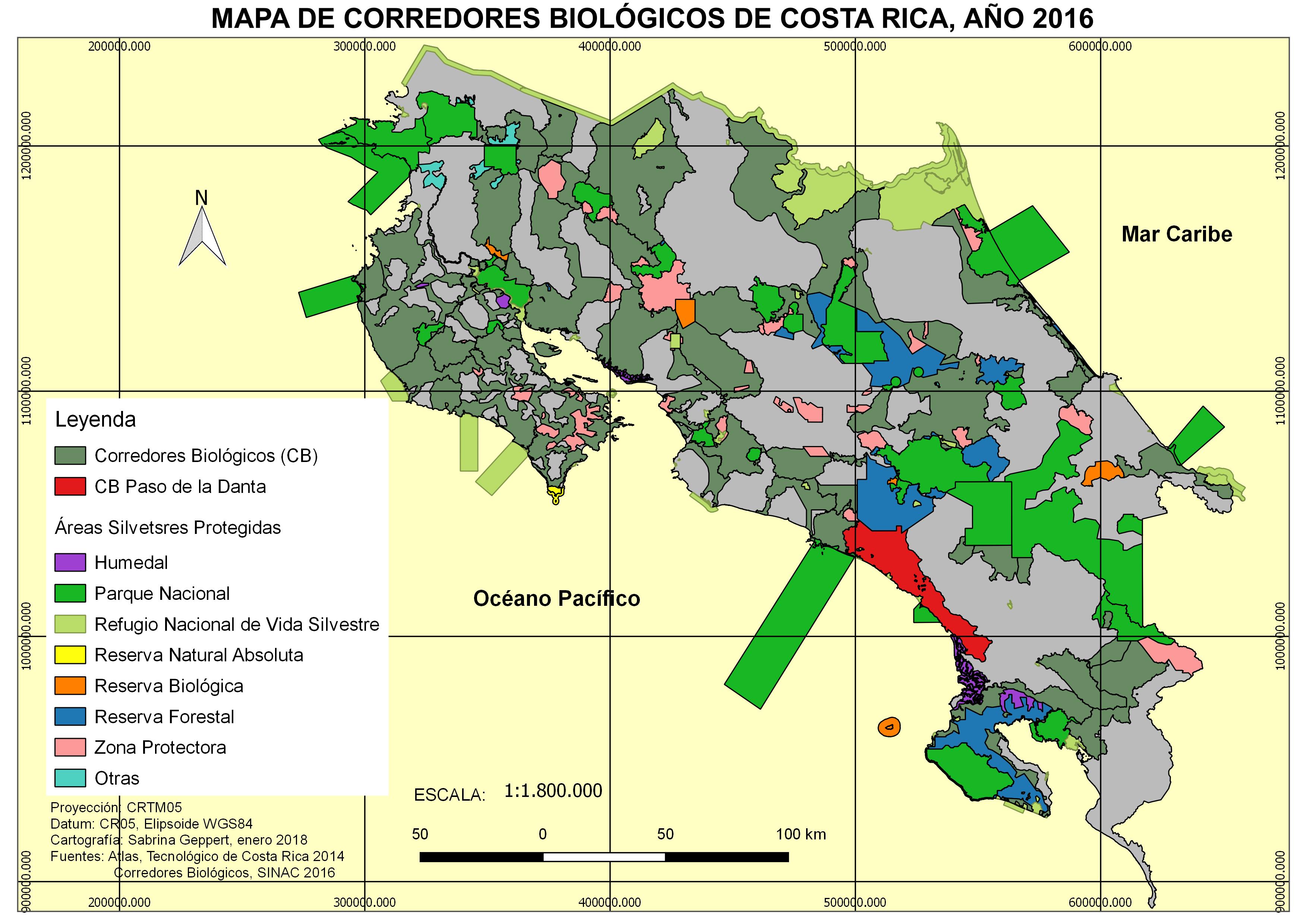Mapa ubicación CB Paso de la Danta 2016